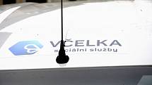 Z předání vozu Dacia Dokker berounské pobočce sociálních služeb Včelka.