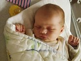 Adámek Fišer. První miminko se narodilo 31. prosince 2018 Denise a Jiřímu z Dobříše. Je to syn a dostal jméno Adam. Adámek Fišer vážil po příchodu na svět 3,63 kg a měřil 51 cm. Foto: Rodina