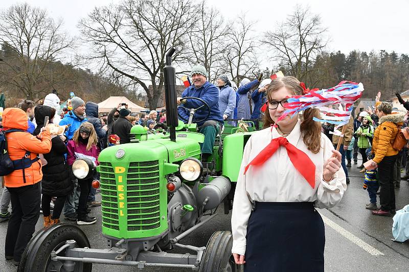 Z masopustu v Zadní Třebani.