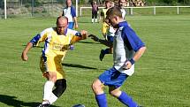 Stašov se v sobotu sice dostal na svém hřišti do vedení 1:0, nakonec ale podlehl soupeři z Neumětel 1:2.