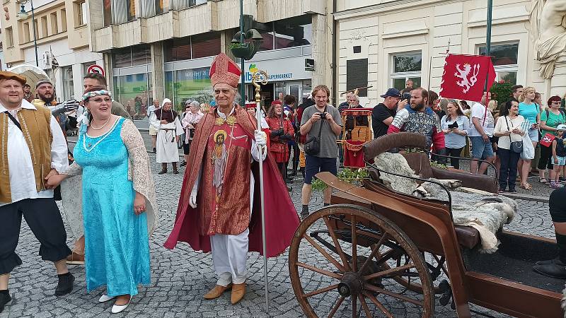 Průvod vévody Štěpána II. Bavorského dorazil do Berouna.