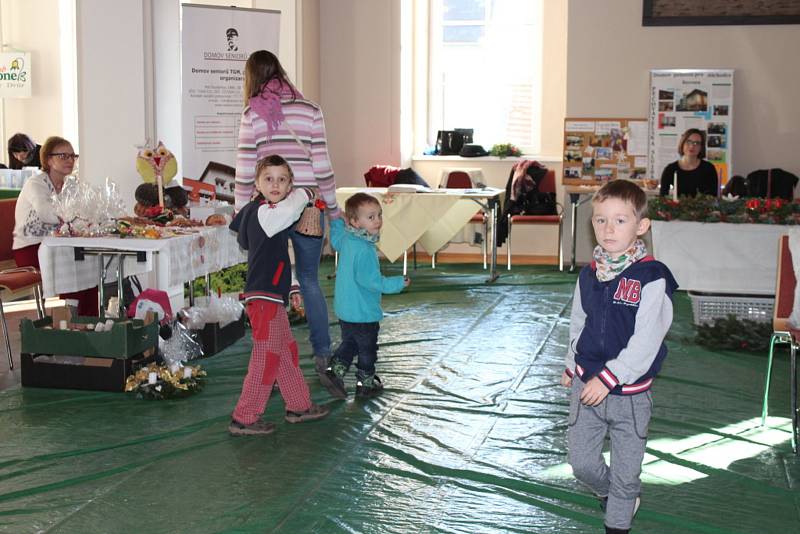 V Kulturním domě Plzeňka v Berouně se v sobotu uskutečnil vánoční jarmark,