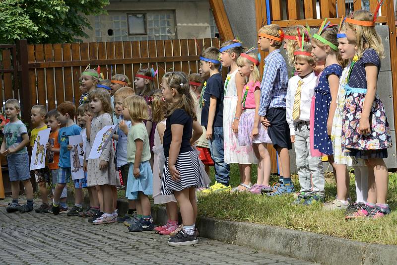 Ze slavnostního rozloučení s předškoláky v Mateřské škole Sluníčko v Berouně.