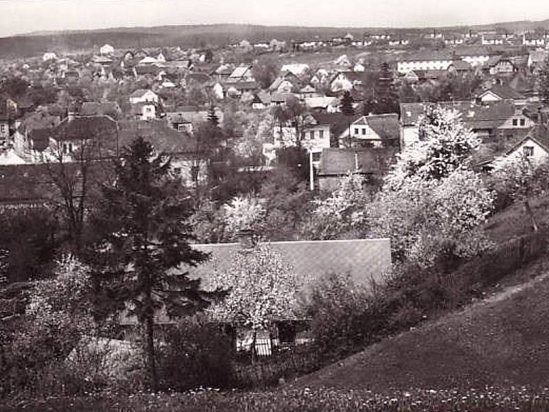 Pohled na Komárov přibližně v roce 1948.