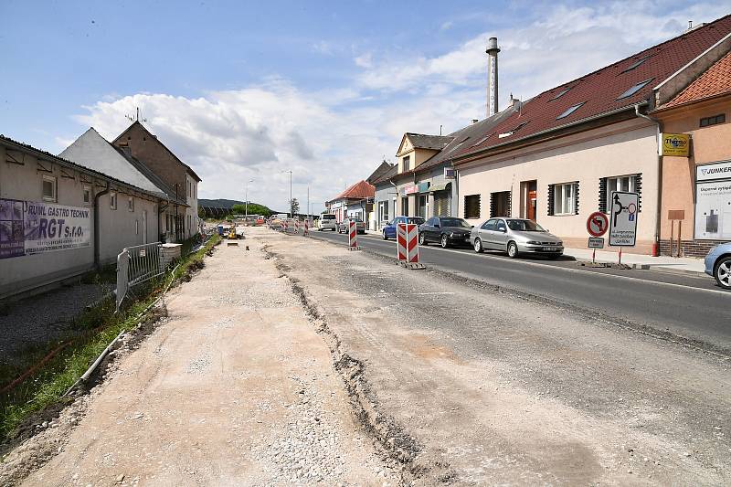 Rekonstrukce Plzeňské a Jungmannovy ulice v Králově Dvoře.