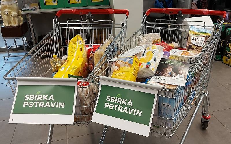 Potravinová sbírka.