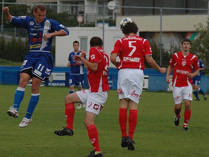 ČFL: Králův Dvůr - Pardubice 1:0