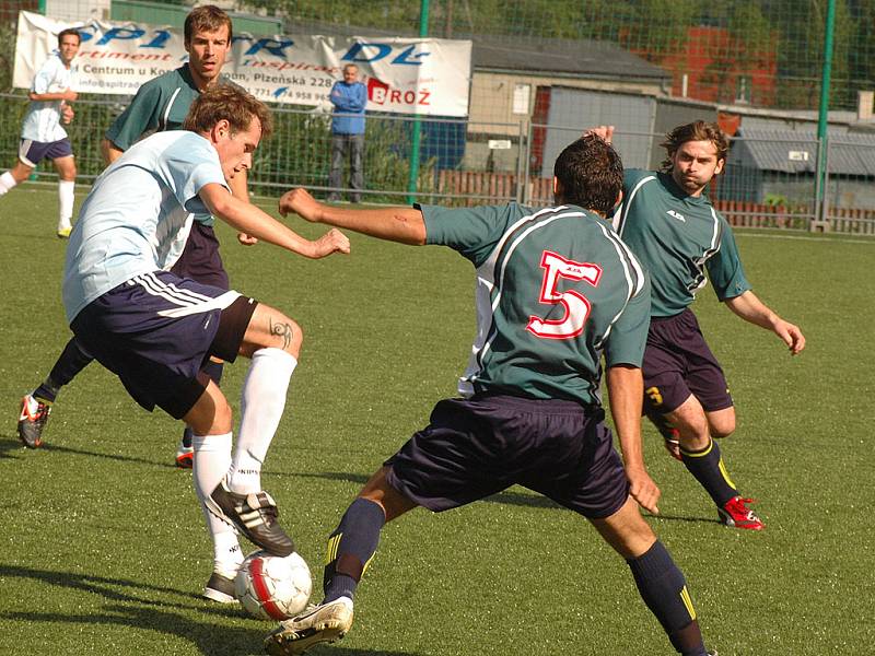 Berounští fotbalisté zdolali Poděbrady 4:1.