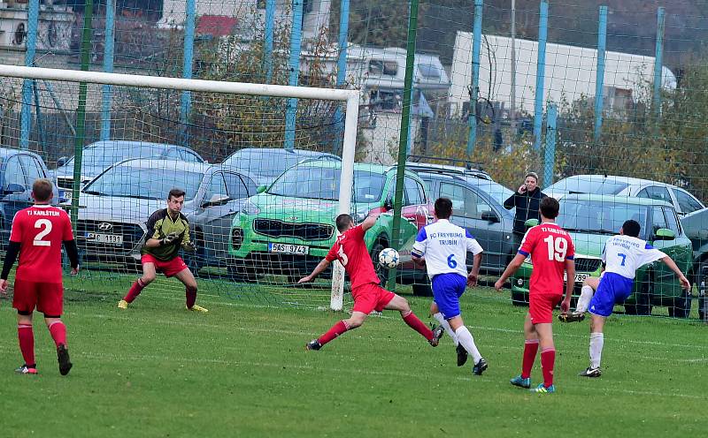 Trubín zdolal Karlštejn 2:1.