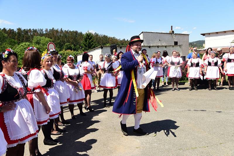 Staročeské suché máje v králodvorských Popovicích.