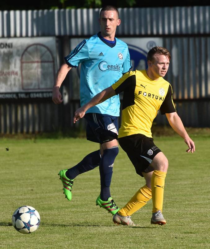 Fotbalový krajský přebor: Katovice - Lom u Tábora 4:0.