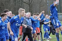 Fotbalová divize: Otava Katovice - Slavia Mariínské Lázně 1:0 (0:0).