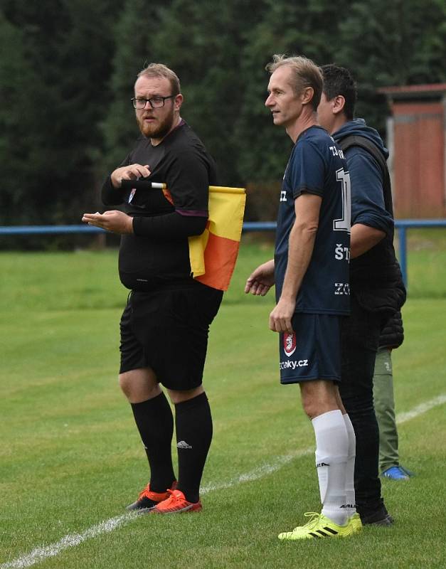 Fotbalový OP Strakonicka: Štěkeň - Chelčice 2:4.