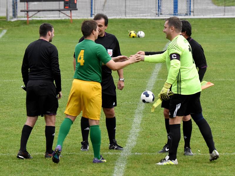 Fotbalisté Junioru Strakonice doma v derby porazili Prachatice 2:0.