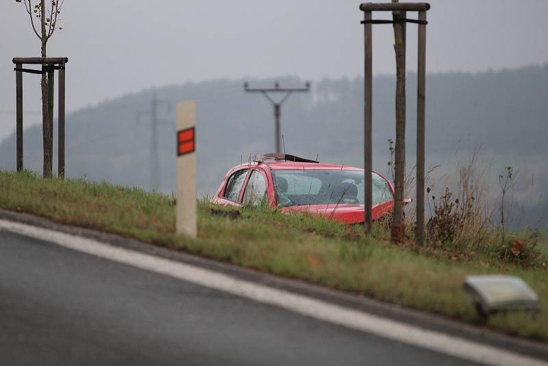 Smrtelná nehoda u Cehnic na hlavním tahu z Vodňan do Strakonic.