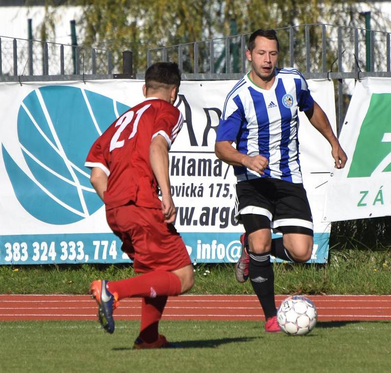 Fotbalový KP: Blatná - Hluboká 1:1 (0:0). Foto: Jan Škrle