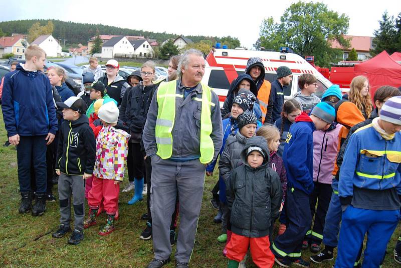 Okresní dětská hasičská soutěž v Chlumu.