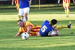 Fotbalový krajský přebor: Junior Strakonice - Třeboň 2:1.