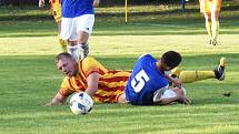 Fotbalový krajský přebor: Junior Strakonice - Třeboň 2:1.