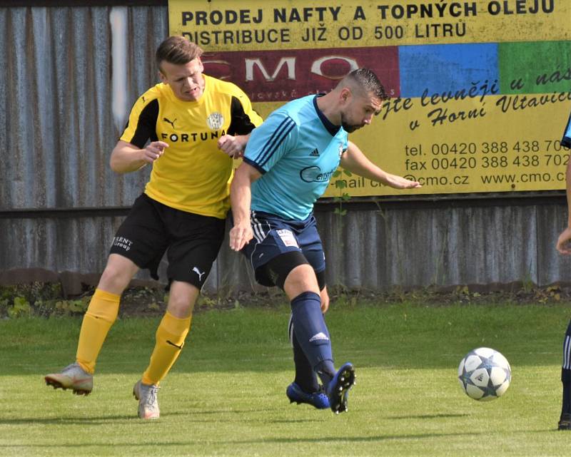 Fotbalový krajský přebor: Katovice - Lom u Tábora 4:0.