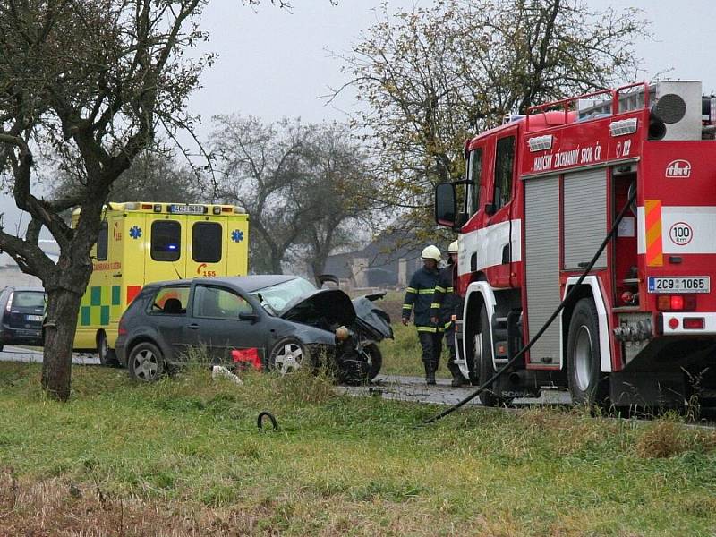 Nehoda mezi Volenicemi a Novosedly si vyžádala dvě zranění.