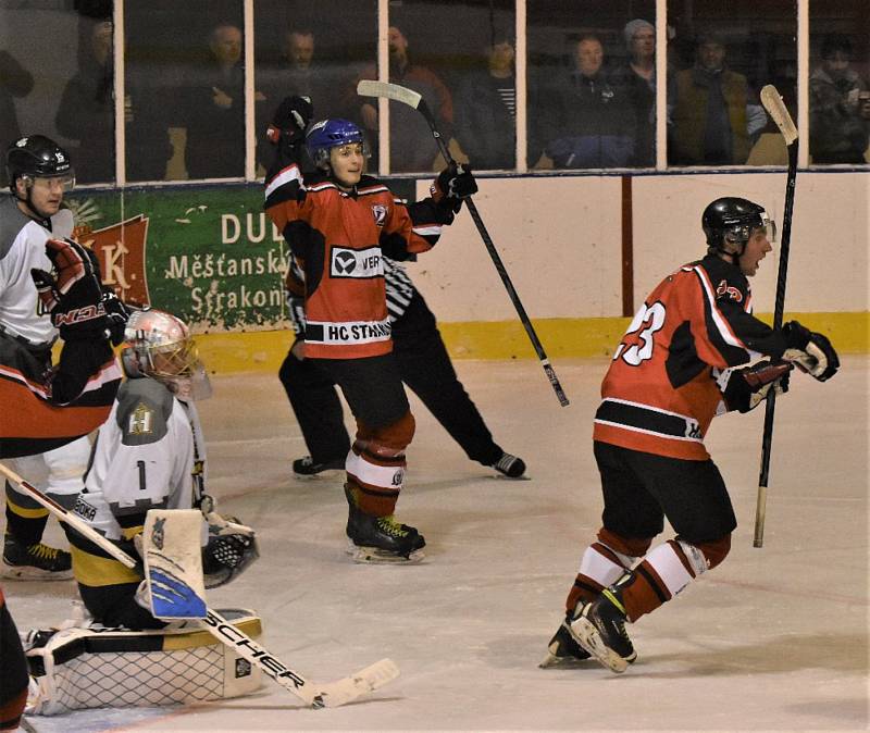 HC Strakonice – TJ Hluboká nad Vltavou Knights 8:5 (5:3, 1:1, 2:1).