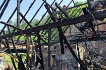 Požár stodoly v Pacelicích na Strakonicku způsobil škodu za dva miliony.