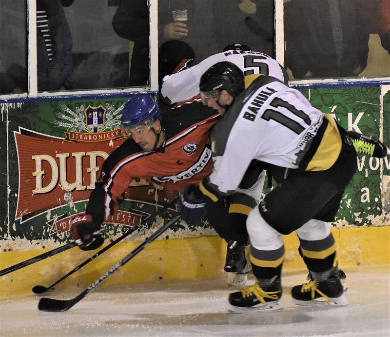 HC Strakonice – TJ Hluboká nad Vltavou Knights 8:5 (5:3, 1:1, 2:1).