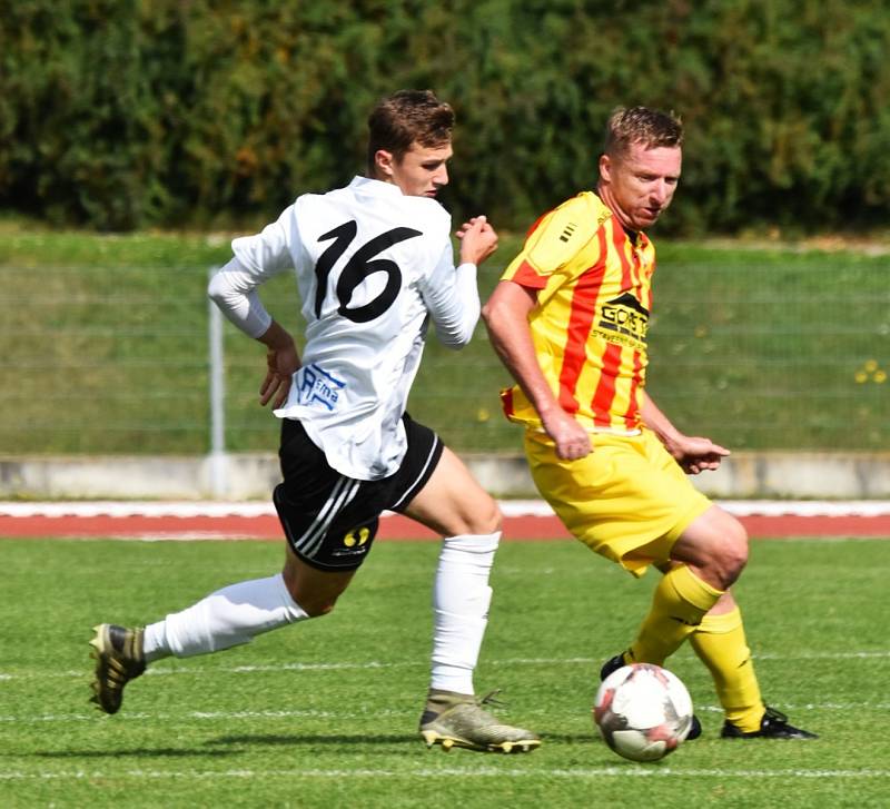 Fotbalová B třída: Junior B - Sousedovice 1:0.