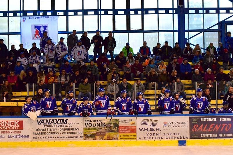 Strakonice vyhrály ve Vimperku 8:5.  Foto: Zdeněk Formánek