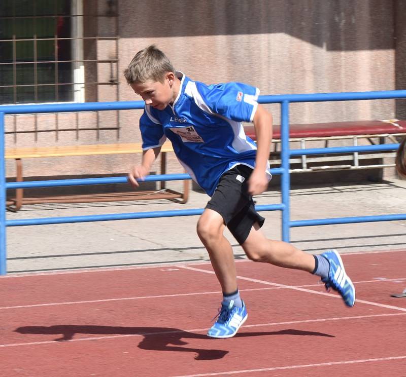 Mladí atleti soutěžili v okresním kole atletických soutěží 1. - 5. tříd.