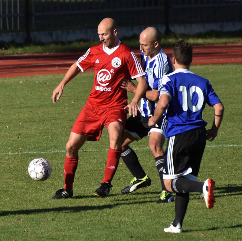 Fotbalový KP: Blatná - Hluboká 1:1 (0:0). Foto: Jan Škrle