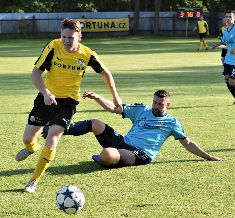 Fotbalový krajský přebor: Katovice - Lom u Tábora 4:0.