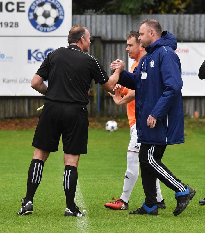 Fotbalová Fortuna divize: Katovice - Hořovice 2:0.