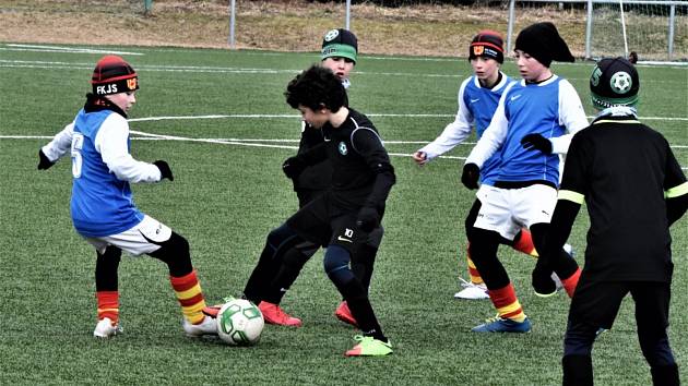 Přípravný fotbal U11: Junior Strakonice FK Příbram 10:9.