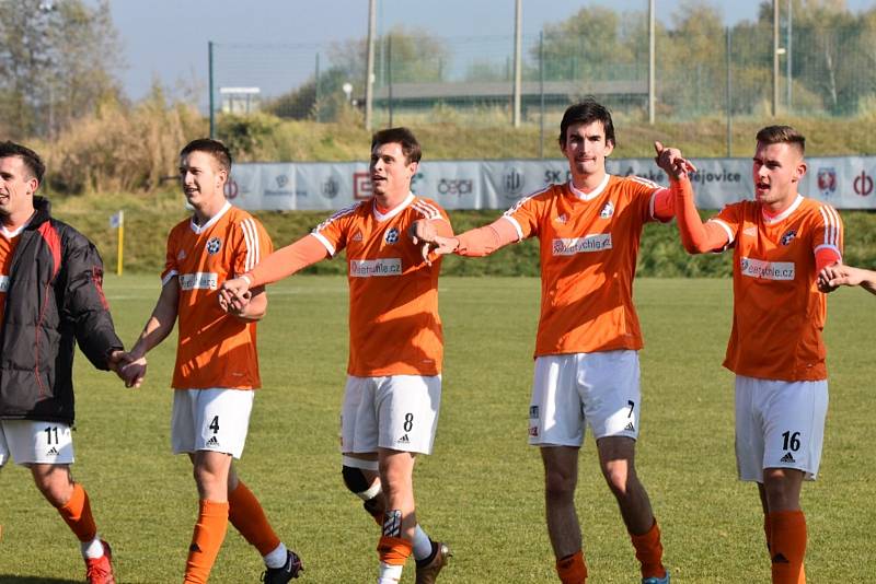 Fortuna Divize: Dynamo České Budějovice B - Otava Katovice 2:2 (0:1).