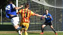 Fotbalový krajský přebor: Junior Strakonice - Třeboň 2:1.