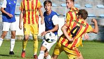 Fotbalový krajský přebor: Junior Strakonice - Třeboň 2:1.