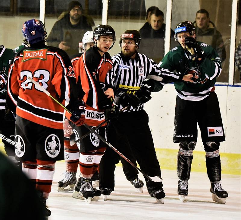 Hokejová KL: HC Strakonice - Slavoj Č. Krumov 6:3 (2:2, 3:0, 1:1).