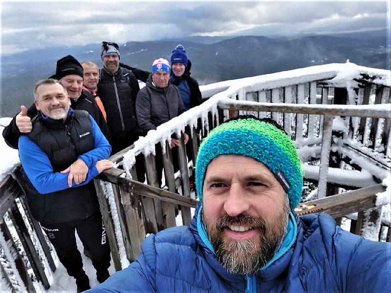 Fotbalová Stará garda Katovic vyrazili a Šumava.