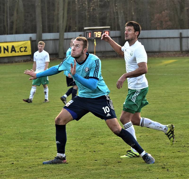 Fotbalový KP: Katovice - Jankov 2:1.