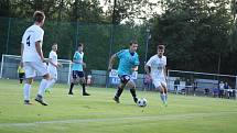 Fotbalová divize A: Katovice - Mariánské Lázně 1:3 (1:2).