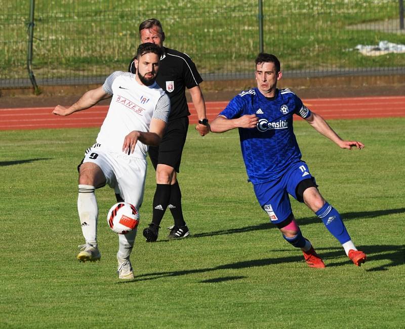 Fotbalová divize: Soběslav - Katovice 3:0 (2:0). Foto: Jan Škrle