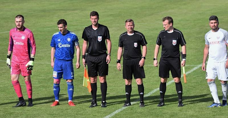 Fotbalová divize: Soběslav - Katovice 3:0 (2:0). Foto: Jan Škrle