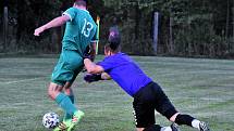 Předkolo Jč. poháru fotbalistů: Lom u Blatné - Mladá Vožice 2:3 (2:2). Foto: Jan Škrle