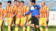 Fotbalový krajský přebor: Junior Strakonice - Třeboň 2:1.