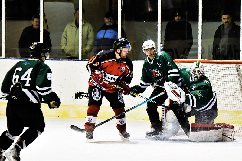 Hokejová KL: HC Strakonice - Slavoj Č. Krumov 6:3 (2:2, 3:0, 1:1).