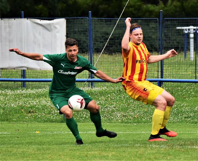 Přípravný fotbal: Junior Strakonice - Tatran Prachatice B 6:2.