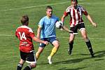 Přípravný fotbal: Blatná - Nepomuk 5:2. Domácí fotbalisty již vedl nový trenér Jaroslav Voříšek.