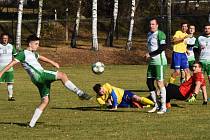 Fotbalová I.B třída: Střelské Hoštice - Prachatice C 3:1.